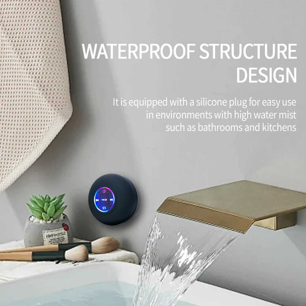 Portable Wireless Bluetooth LED Speaker